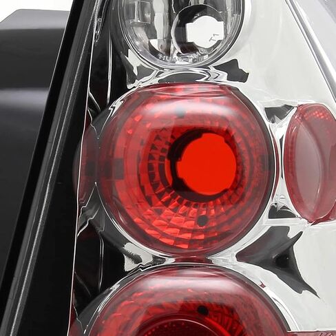 SPEC-D TUNING Black Housing Clear Lens Tail Lights Compatible with 2004-2007 Chevy Malibu All Models Except Maxx, Left + Right Pair Assembly in Saudi Arabia