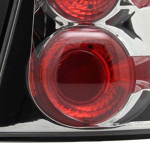SPEC-D TUNING Black Housing Clear Lens Tail Lights Compatible with 2004-2007 Chevy Malibu All Models Except Maxx, Left + Right Pair Assembly in Saudi Arabia