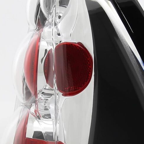 SPEC-D TUNING Black Housing Clear Lens Tail Lights Compatible with 2004-2007 Chevy Malibu All Models Except Maxx, Left + Right Pair Assembly in Saudi Arabia