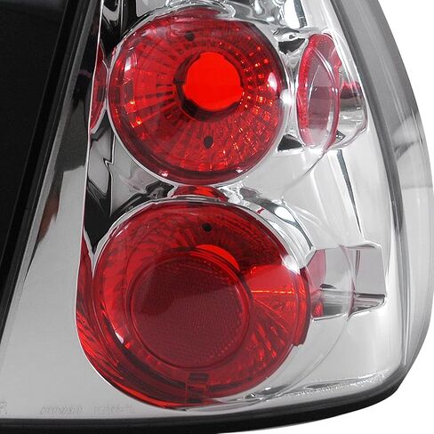 SPEC-D TUNING Black Housing Clear Lens Tail Lights Compatible with 2004-2007 Chevy Malibu All Models Except Maxx, Left + Right Pair Assembly in Saudi Arabia