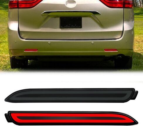 Rear Bumper Reflector Light For Toyota RAV4 Sienna Matrix Reiz LED Tail Brake Lights with Turn Signal in Kuwait