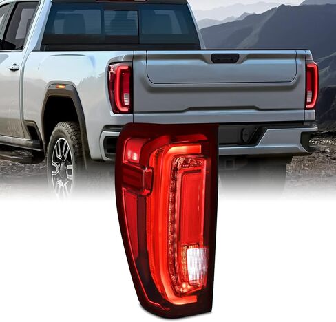 AKKON-FIT 2019-2024 GMC SIERRA 19-24 1500/2500 [LED كامل] خلفي الضوء الخلفي مع مصباح التوقيع in Saudi Arabia