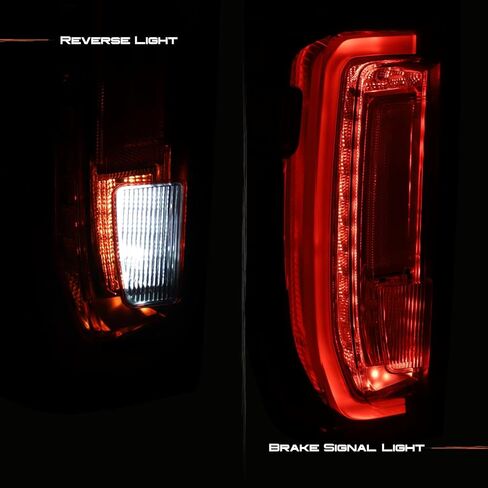 AKKON-FIT 2019-2024 GMC SIERRA 19-24 1500/2500 [LED كامل] خلفي الضوء الخلفي مع مصباح التوقيع in Saudi Arabia
