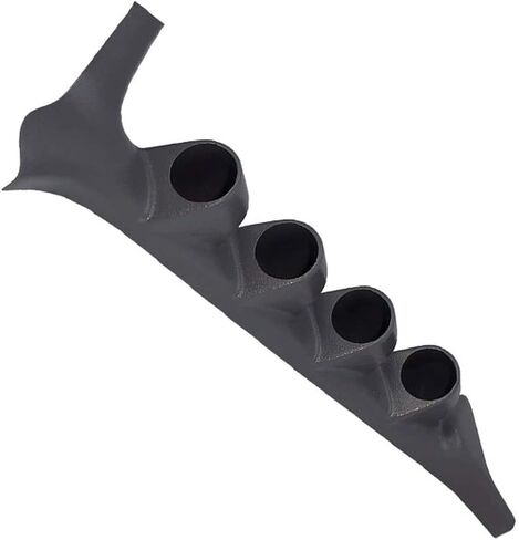 Glowshift Gray Quad Bawge Gauge Pod متوافق مع Ford F-Series F-250 F-350 Power Stroke 1992-1997-Mactory Color Monger-ABS Plastic-UV محمية-حوامل (4) 2-1/16 "(52 مم) مقاييس in Saudi Arabia