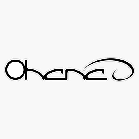 Ohana Black Vinyl Sticker Waterproof Decal Laptop Wall Window Bumper Sticker 5" in Saudi Arabia
