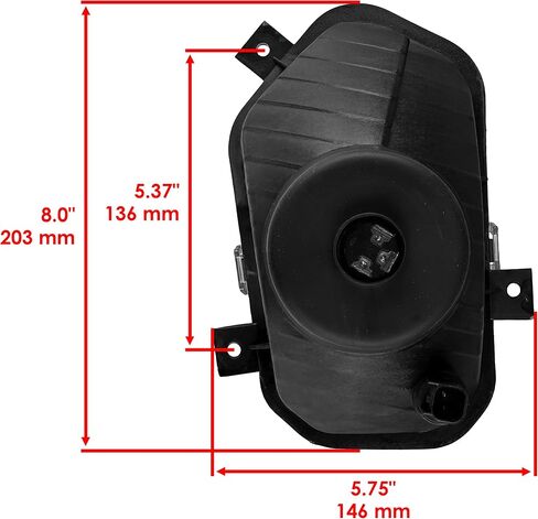 Caltric Right Headlight with Bulb Boot Spring Compatible with Polaris Sportsman 450 2016/570 X2 2017-2020 in Saudi Arabia