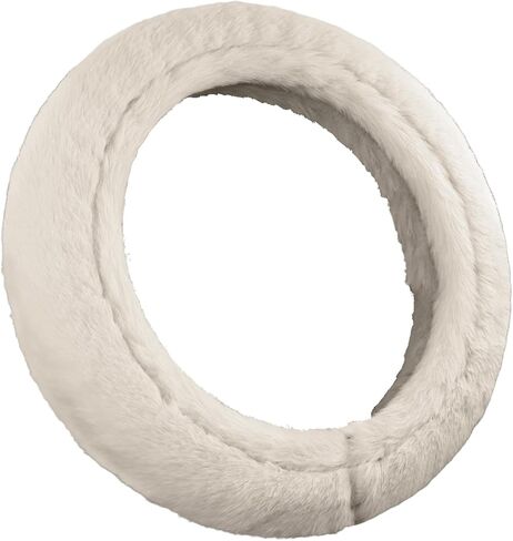Road Comforts Steering Wheel Cover, Fluffy Car Wheel Covers for Women/Girls/Ladies，Soft Wool Fur Steering Wheel Protector, Universal 14 1/2 inches to 15 inches - Blue in Kuwait