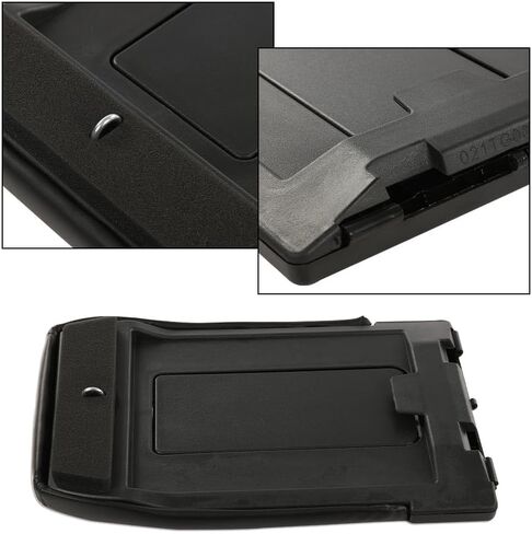 DOTCOM Center Console Lid Repair Kit W/Charging Cable Replacement for 1999 2000 2001 2002 2003 2004 2005 2006 2007 Chevy Silverado Suburban Tahoe GMC Sierra Yukon Lid Arm Rest Latch Dark Gray in Kuwait