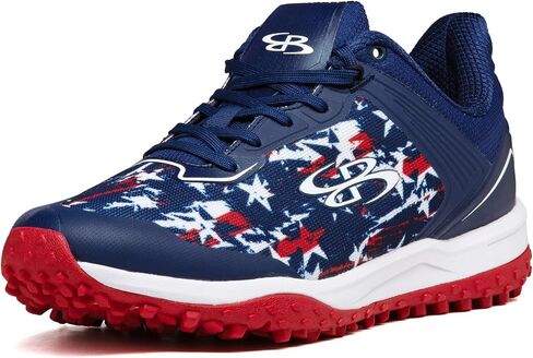 Boombah Viper Men's USA Shooting Stars Turf Shoes - Multiple Color Options - Multiple Sizes in Kuwait