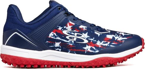 Boombah Viper Men's USA Shooting Stars Turf Shoes - Multiple Color Options - Multiple Sizes in Kuwait