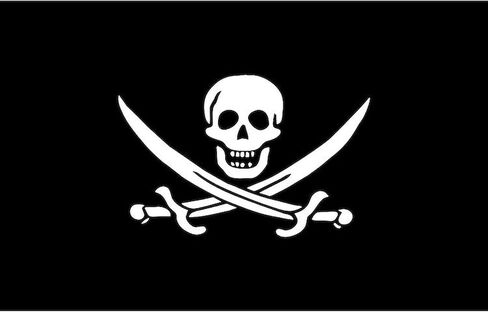 CafePress Calico Jack Jolly Roger Rectangle Car Bumper Magnet in Saudi Arabia