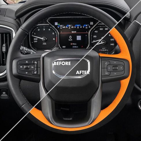غطاء عجلة القيادة Mewant لـ GMC Sierra 1500 / Sierra 1500 Limited / Sierra 2500 / Sierra 3500 / Yukon (XL) لفائف التوجيه اليدوي in Saudi Arabia