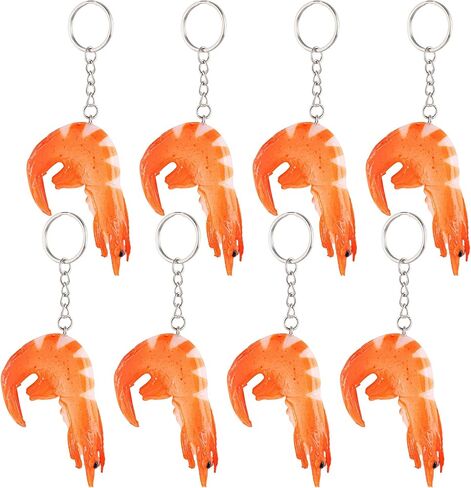 Framendino ، 8 Pack Simulation Serrimp -Chrimp -chrips chrips chiewains for backpack in Saudi Arabia