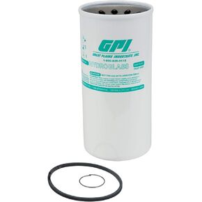 GPI P-18-10-1-DC مرشح الجسيمات للوقود للاستخدام مع مضخات نقل الوقود حتى 18 GPM (67 LPM) ، 10 ميكرون ، 1-12 مؤشر ترابط UNF ، يشمل DRINCOCK (GPI GENUINE EXACARY 129340-02) in Kuwait