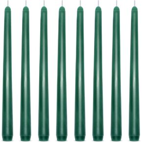 Set of 8 10 Inch Red Taper Candles, Dripless Unscented Decorative Burgundy Colored Skinny Candlesticks for Home Party Dinner Table Decoration in Saudi Arabia