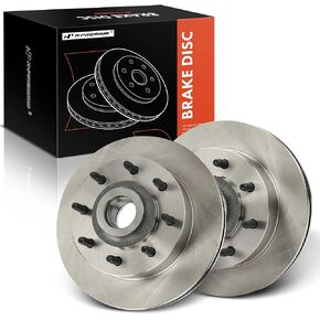 A-Premium 12.82 inch (325.6mm) Front Vented Disc Brake Rotors Compatible with Select Dodge Models - Ram 2500 Van 1999-2003, Ram 3500 Van 1999-2003, B2500 1998, B3500 1998, 2-PC Set in Kuwait