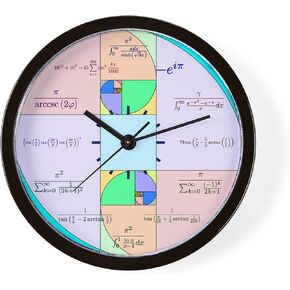 Cafepress Golden نسبة الرياضيات ساعة 10 "ساعة الحائط لغرفة المعيشة أو المطبخ أو المكتب in Saudi Arabia