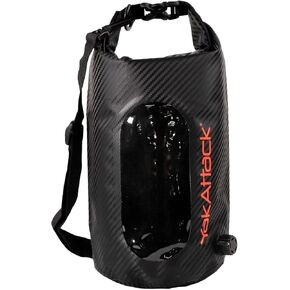 yakattack 20L لفة الجافة المقاومة للماء مع صمام الهواء | متينة ومقاومة للماء | تخزين مضغوط | إزالة الهواء المحاصر | طفو إضافي | حقيبة جافة للتجديف بالكاياك والمشي لمسافات طويلة وركوب القوارب والتخييم in Kuwait