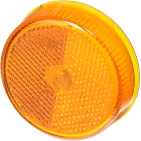 Optronics MC-57ABP Amber 2-1/2" Incandescent Round Side Marker/Clearance Light with Reflex Lens in Kuwait