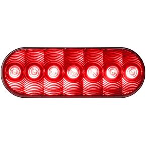 Peterson Manufacturing 820R-7 LED S/T/T Light (Oval 7 Diode Amp Amp Housing Groom Mount 6.5 "x2.25") ، 1 حزمة in Kuwait