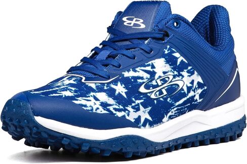 Boombah Viper Men's USA Shooting Stars Turf Shoes - Multiple Color Options - Multiple Sizes in Kuwait