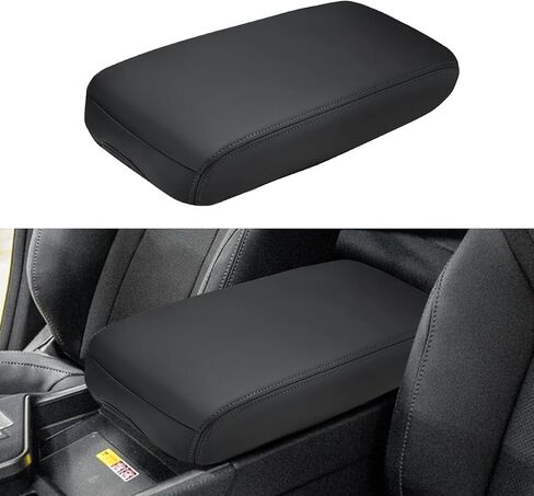INTGET for 2024 2025 Lexus GX 550 Center Console Cover Leather with Thin Pad Center Arm Rest Cover Middle Console Protector for Lexus GX 550 Accessories 2024 2025 (Black Stitches) in Saudi Arabia