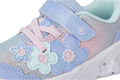 Stride Rite Kids Sr Lighted Glimmer 2.0 (Toddler) Sneaker, Blue, 7 US Unisex in Saudi Arabia