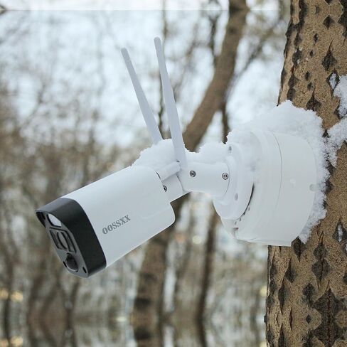 OOSSXX (ABS Plastic) Square Security Camera Junction Box,Security Camera Bracket Outdoor, Waterproof Mount Bracket Hide Cable Junction Box for CCTV Surveillance Camera PTZ/Bullet/Dome Cameras in Kuwait