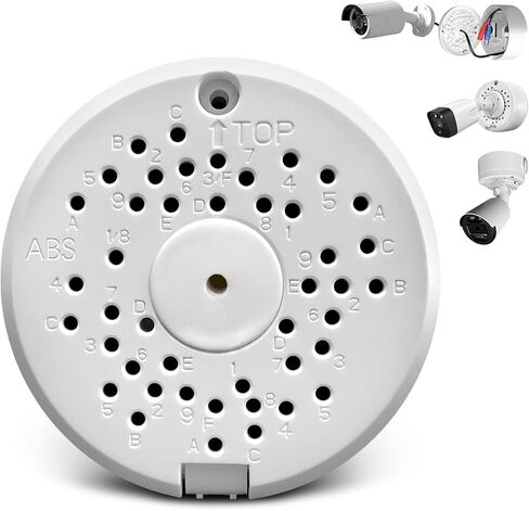 OOSSXX (ABS Plastic) Square Security Camera Junction Box,Security Camera Bracket Outdoor, Waterproof Mount Bracket Hide Cable Junction Box for CCTV Surveillance Camera PTZ/Bullet/Dome Cameras in Kuwait