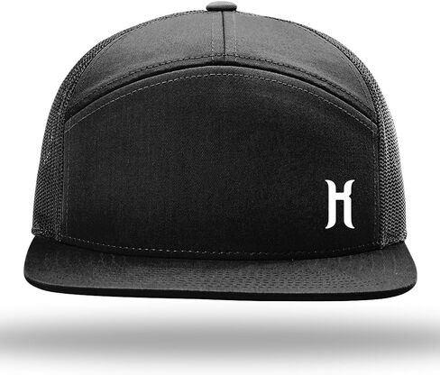 HatKings Seven Panel Trucker Hat Snapback Lightweight Adjustable Mesh Back Cap in Saudi Arabia