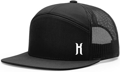 HatKings Seven Panel Trucker Hat Snapback Lightweight Adjustable Mesh Back Cap in Saudi Arabia