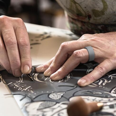 غطاء حلقة السيليكون Newjourney متوافق مع حلقة Oura Gen 4/3 ، 8 حزمة مضادة للخدش واقي حلقة السيليكون المرن in Kuwait