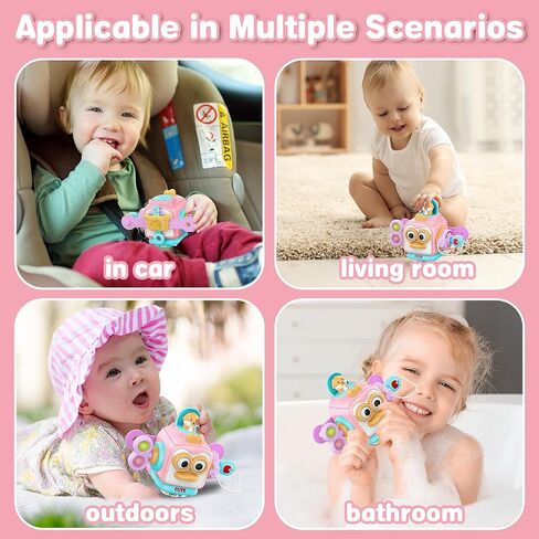 Toddler Toys, Busy Board for 1 Year Old, Montessori Toys for Babies 12-36 Months, Sensory Toys for Toddlers 1-3, One Year Old Girl Birthday Gifts, Travel Activities Lnearning Toys in Kuwait