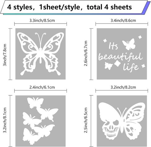 GORGECRAFT 4 Sheets Hawaiian Hibiscus Flower Car Decal Black Laser Reflective Car Sticker Self Adhesive Car Accessories Automotive Exterior Decoration for SUV Truck Vans Motorcycle in Saudi Arabia