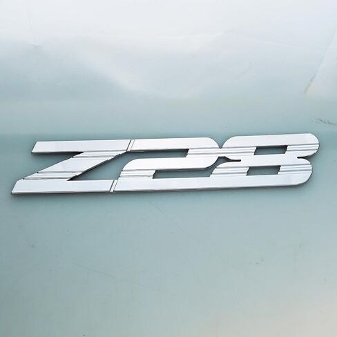 1pc 1993-2002 Camaro Front Fender Z28 Emblem 3d Badge Nameplate Letter Lateer 10139552 استبدال لـ Z28 (Gloss Black) in Saudi Arabia
