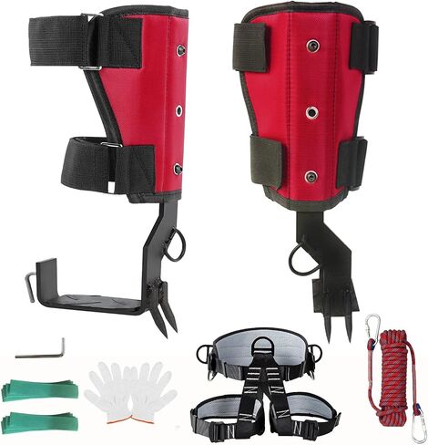 Tree Climbing Spikes,Tree Climbing Gear Set, Upgraded Camouflage Design,Tree Climbing Kit with 2 Claws,Tree Climbing Spikes for Tree Work,Fruit Picking,Hunting and Observation in Saudi Arabia