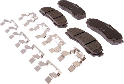 ACDelco 14D833MH Silver Semi Metallic Front Disc Brake Pad Set with Clips in Saudi Arabia