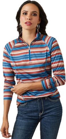 WMS Laguna 1/4 ZIP LS Top Horizon Serpe in Saudi Arabia