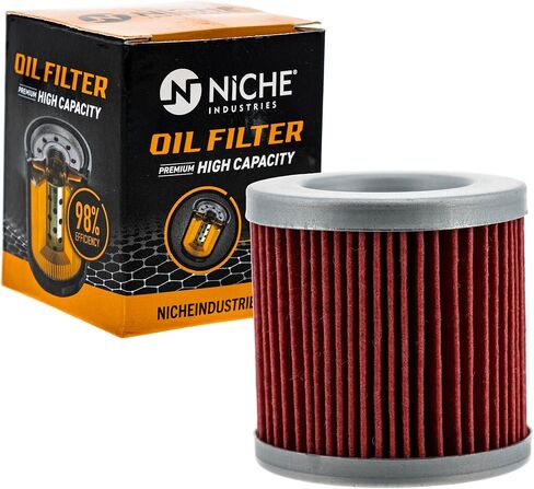 NICHE Oil Filter for Arctic Cat 3470-008 400 DVX Kawasaki KFX400 52010-S004 Suzuki Quadsport Z400 16510-29F00 in Saudi Arabia