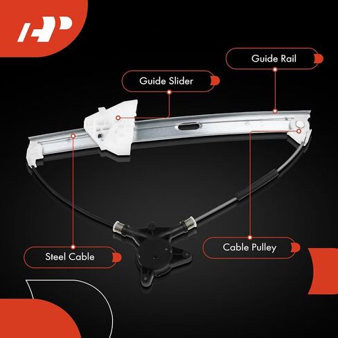 A-Premium Electric Power Window Regulator Without Motor Compatible with Mazda CX-9 2007-2015 Sport Utility Rear Right Passenger Side in Saudi Arabia