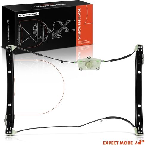 A-Premium Electric Power Window Regulator Without Motor Compatible with Audi Q7 2011 2012 2013 2014 2015, Front Left Driver Side, Replace# 4L0837461B in Saudi Arabia