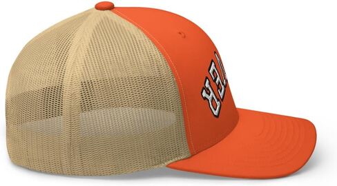 NX Upside Down Denver Trucker Hat Embroidered Curved Bill Mid Crown Adjustable Cap in Saudi Arabia