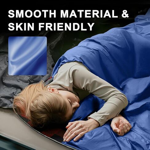 حقيبة نوم الطقس الدافئة للغاية - محمولة ، مقاومة للماء ، خفيفة الوزن ، راحة مع كيس الضغط - رائع للتخييم في الهواء الطلق ، حقائب الظهر والمشي لمسافات طويلة in Kuwait