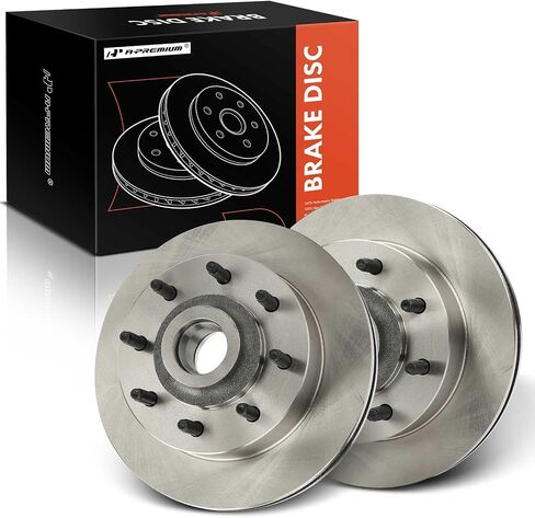 A-Premium 12.82 Inch (325.6mm) دوارات فرامل القرص الأمامية المتخلفة متوافقة مع نماذج Dodge المختارة-RAM 2500 Van 1999-2003 ، RAM 3500 Van 1999-2003 ، B2500 1998 ، B3500 1998 ، 2-PC Set in Saudi Arabia
