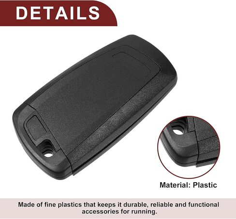 Key Fob Shell Case for BMW 328i 2013-2016 4 Buttons Plastic Replacement | Keyless Entry Remote Control Key Shell Case 1 Pcs for BMW 435i 14-2016 in Saudi Arabia