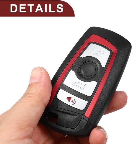 Key Fob Shell Case for BMW 328i 2013-2016 4 Buttons Plastic Replacement | Keyless Entry Remote Control Key Shell Case 1 Pcs for BMW 435i 14-2016 in Saudi Arabia