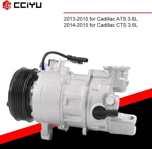 CCIYU A/C Compressor with Clutch A/C Air Compressor for Car 2013-2015 for Cadillac ATS 3.6L Air Conditioning Compressor for 14-22263C in Saudi Arabia