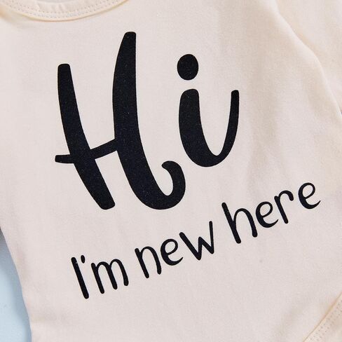 أنا جديد هنا المولود حديث الولادة ، الزي ، كشكش ، رومبير ، ثنائي ، فستان شورت ، جوارب عقال ، مقدمة ، مجموعة ملابس منزلية in Kuwait