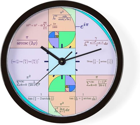 CafePress Golden Ratio Math Clock 10" Wall Clock for Livingroom, Kitchen, or Office in Saudi Arabia
