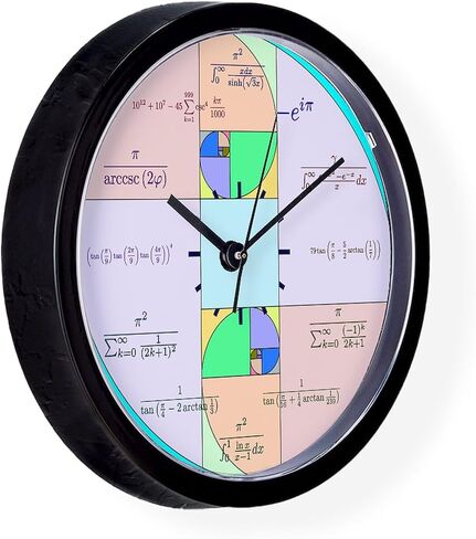 CafePress Golden Ratio Math Clock 10" Wall Clock for Livingroom, Kitchen, or Office in Saudi Arabia